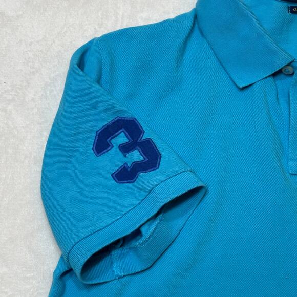 Boy’s Polo Ralph Lauren Polo Tee sz XL (16/18) Blue Pony Logo - Picture 7 of 8